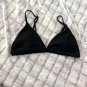 Black Triangle Bikini Top
